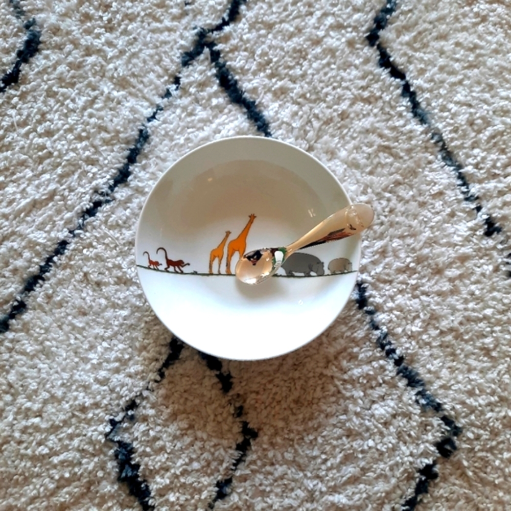 Christofle Baby Cereal Bowl n Spoon